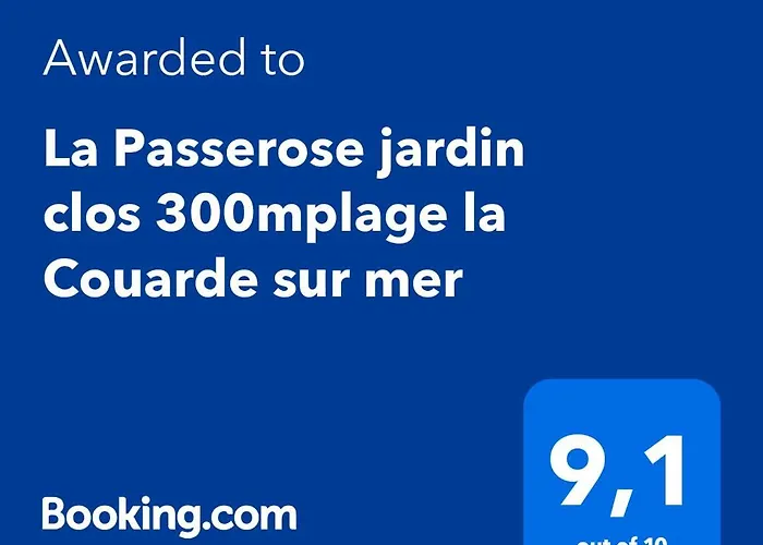 La Passerose 3 pièces avec jardin au calme,à 300m de la plage,